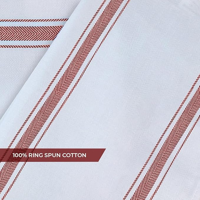 Avalon Kitchen Dish Towels Set (Value Pack of 15) Size 15x25 Inch, 100% Cotton Soft & Absorbent Kitchen Towels, Tea Towels, Reusable Cleaning Cloths for Household Cleaning (Multi)