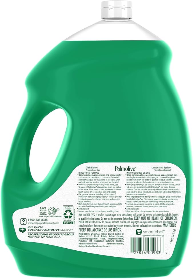 Palmolive Professional Dishwashing Liquid, Fresh Scent, 145 Oz Bottle