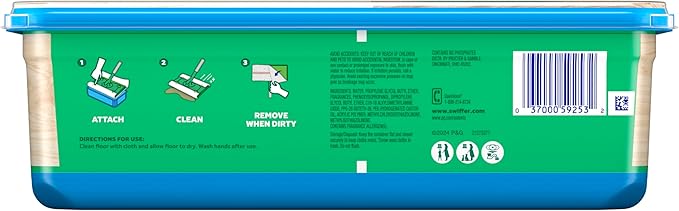 Swiffer Sweeper Wet Wood Floor Mopping Cloths,20 Count (Pack of 6)