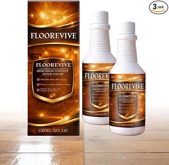 Wood Floor Restorer, Wood Floor Shine Restorer, Cleans and Revives All Types Of Flooring, Long Lasting Shine (3)