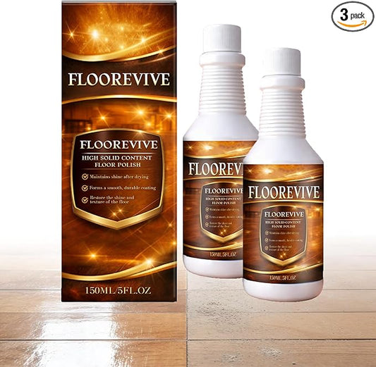 Wood Floor Restorer, Wood Floor Shine Restorer, Cleans and Revives All Types Of Flooring, Long Lasting Shine (3)