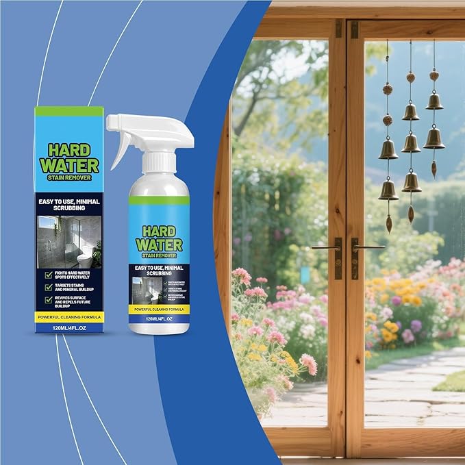 Bathroom Cleaner - Water Spot Remover, No Scrub Scale Cleaners with Fast Dissolving Formula, Liquid Glass Cleaner for Mirror Faucet surfaces, Household Cleaning Agent, Stain Remover for Apartment