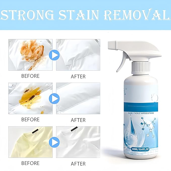 Clothing Emulsifier, 2026 Upgrade Non Ionic Emulsifier Clothing Cleaner No Damage Fabric Spot, Multi-Purpose Stain Remover (1Pcs)