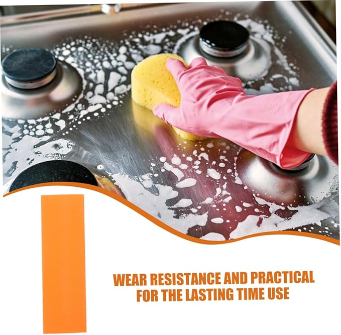 GLEAVI 3pcs Water Stains Eraser Limescale Brush for Kitchen Scrubber Cleaning Kit Household Duster Dish Brush
