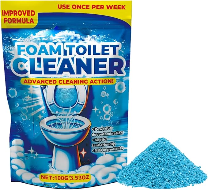 Foam Cleaner, Cleaner Decontamination Clean Household Deodorant Toilet Cleaner 3.53 OZ