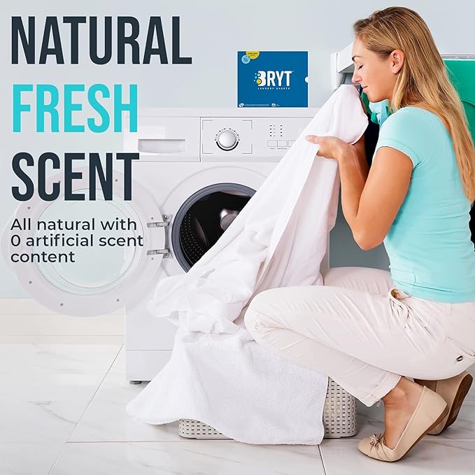 Laundry Detergent Sheets | Biodegradable, No Mess, Eco Friendly Laundry Detergent Strips for Home, Dorm, Travel, Camping | Zero Waste & Plastic Free, Fresh Linen Scent, 50 Loads
