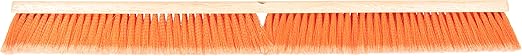 SPARTA Flo-Pac Flagged Sweep Floor Broom for Cleaning, 36 Inches, Orange
