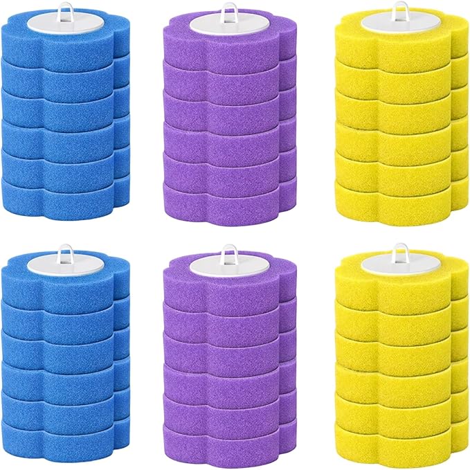 36PCS 2.28inch Disposable Toilet Bowl Cleaner Wand Refills, Toilet Wand, Hygienic Cleaning System for Modern Bathrooms, Easy to Use and Dispose