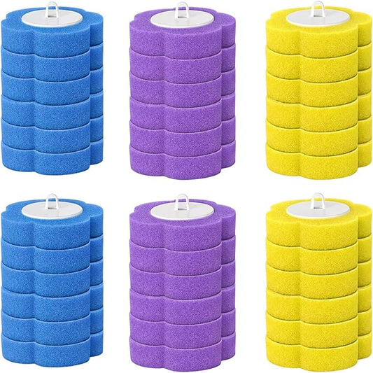 36PCS 2.28inch Disposable Toilet Bowl Cleaner Wand Refills, Toilet Wand, Hygienic Cleaning System for Modern Bathrooms, Easy to Use and Dispose