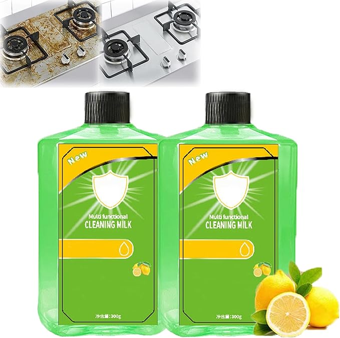 10.5 Oz/300 Ml Multi Scene Cleansing Milk, Cleaning Milk House Cleaner, Powerful Multifunctional Cleaner Liquidmilk Concentrated Cleansing Lotion, 2026 New Kitchen Cleaners, for Home (2)