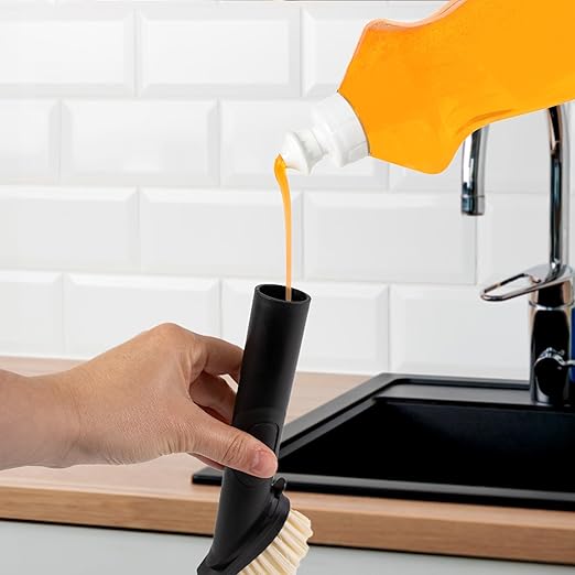 Eco Soap Dispensing Brush Set