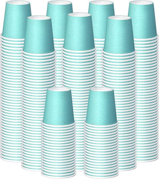 350 Pack 3oz Paper Cups, Bathroom Cups Disposable,Moushwash Cup Small Snack Cup for Water, Juice, Candy Ideal for Party Bathroom and Office(Blue)