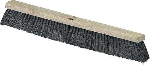 SPARTA Flo-Pac Horsehair-Blend Blend Sweep, Floor Sweep for Cleaning, 36 Inches, Black