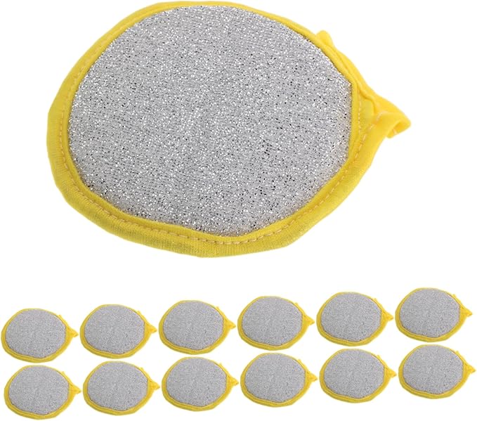 30Pcs Dual Sided Non Scratch Dishwashing Sponges for Kitchen Cleaning Ergonomic Design Absorption Durable Scouring Pads for Pots Pans and Dishes