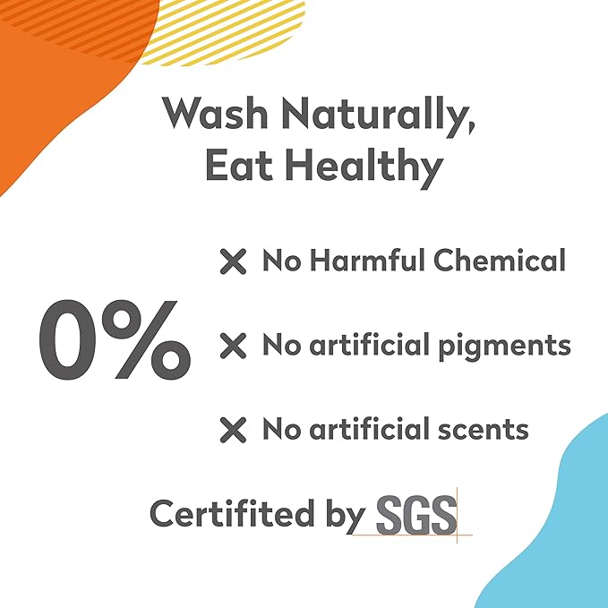 ORANGE HOUSE 3 in 1 Plant Based Dish Soap, Non Harmful Ingredients Veggie Wash, Orange Oil Fruit and Vegetable Wash, Convenient Fruit Wash, 21.9 Fl Oz Fruit Cleaner, Natural Dish Soap (1 Pack)