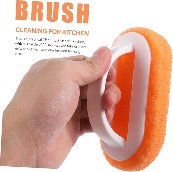 Luxshiny 2pcs Kitchen Cleaning Brush Dish Scrubbers for Dishes Dishwashing Cleaning Supplies