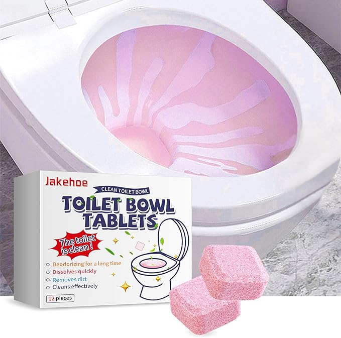 Toilet Bowl Cleaning Tablets, 36 Pieces, Quick Dissolving, Long-Lasting Deodorizer (3)