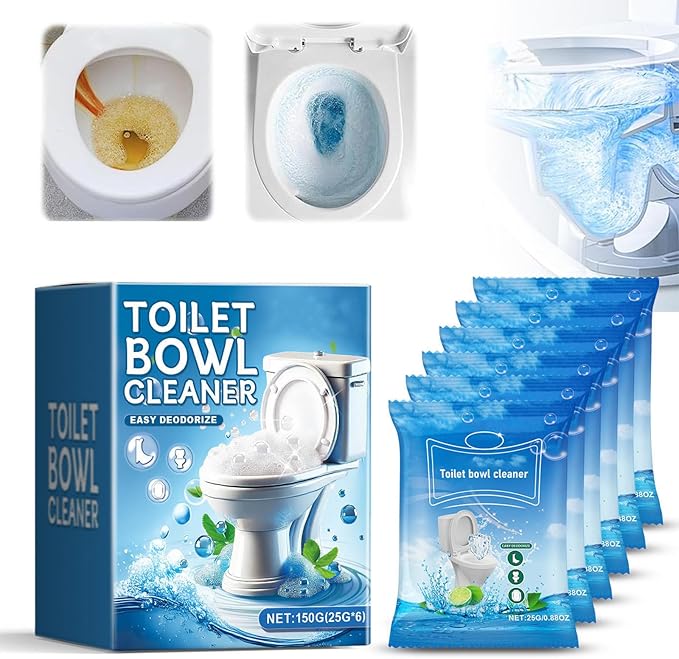 Splash Toilet Cleaner, Foaming Toilet Cleaner, 2025 New Self Activating Miracle Powder for Toilet Bowl Cleaning (1, 1Box)
