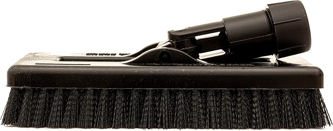 SPARTA 3638831EC03 Polyester Rectangle Scrub Brush, Floor Brush, Cleaning Brush With Swivel Head For Cleaning, 8 Inches, Black