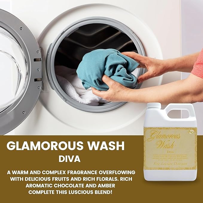 Tyler Glam Wash Laundry Detergent, Diva 454g, Liquid, 16 FL Oz HE Safe w/Sachet, Autoglam, Bentleygift Stain Remover Pen