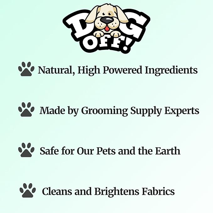 Bark2Basics Dog-Off Laundry Liquid Detergent, 1 Gallon - 128 Loads, Dog Friendly, Eliminates Pet Odors and Stains from Clothes, Towels, and Apparel, Ideal for Grooming Salons, Kennels, and More
