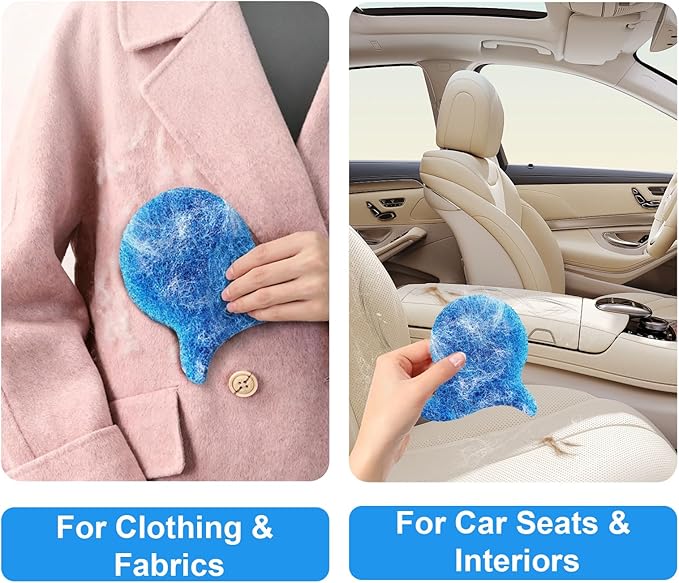 Pet Hair Remover for Laundry, 6 PCS Reusable Laundry Fish Pet Hair Catcher, Blue Lint Remover Traps for Washer and Dryer, Gentle on Clothes, Cat & Dog Hair Removal for All Fabrics