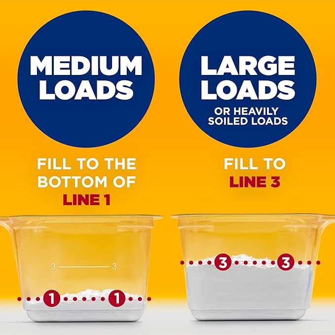 ARM & HAMMER Powder Laundry Detergent, Free of Perfume and Dyes, 100 Loads (Pack of 4)