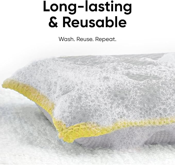 Microfiber Sponges for Dishes, Non-Scratch Sponge Dish Scrubber Heavy Duty Household Cleaning Multi-Purpose Cleaning Supplies Dish Wash Kitchen Cleaners Pack of 24