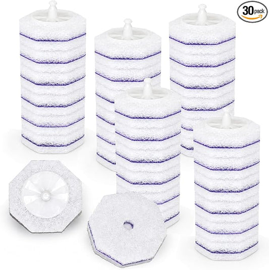 Disposable Toilet Wand Refills for Clorox 30 Count, Toilet Cleaner Refills Pads (Not Included Brush Rod) Lavender fragrance
