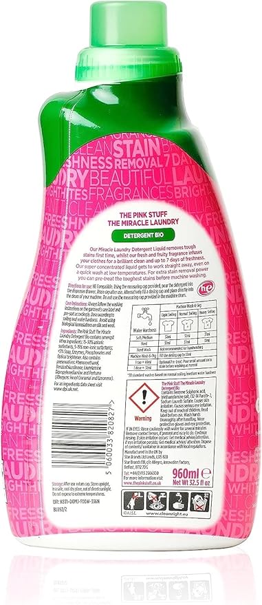 Stardrops - The Pink Stuff - The Miracle Laundry Detergent Bio Liquid