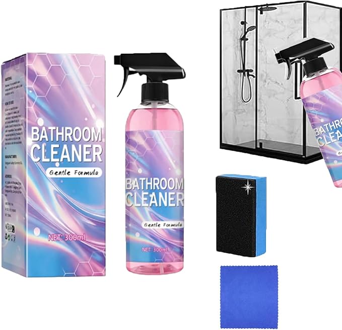 Heavy Duty Grout Cleaner for Shower, Foaming Bathroom Descaler, All Purpose Bathrooms Descaler Foam Cleaners, For Tub Floor Tile, Showers, Bathtubs