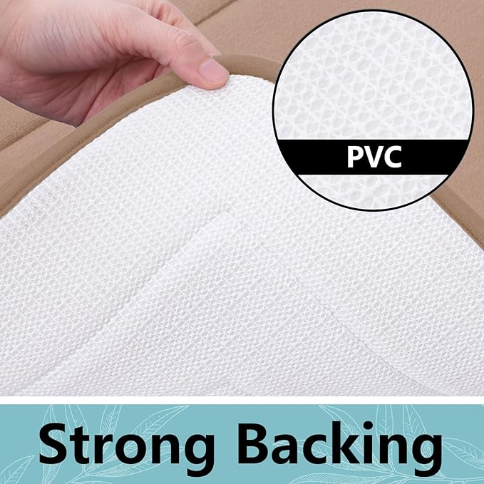 Arotive Memory Foam Bathroom Rug Mat 70x24, Ultra Soft and Absorbent Bath Mat, Machine Wash Dry, Comfortable Bath Rug Carpet for Bathroom Floor, Tub and Shower, Camel