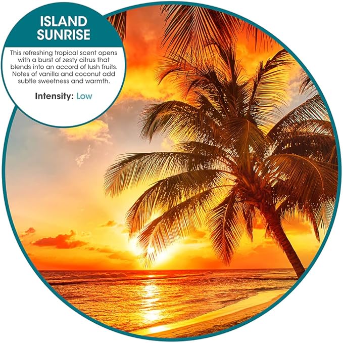 Fresh Products myfreshe Plug in Air Freshener Worry free No Heat No Glass Dry Fragrance Refills For Small Spaces Made in the USA Island Sunrise 2 pack