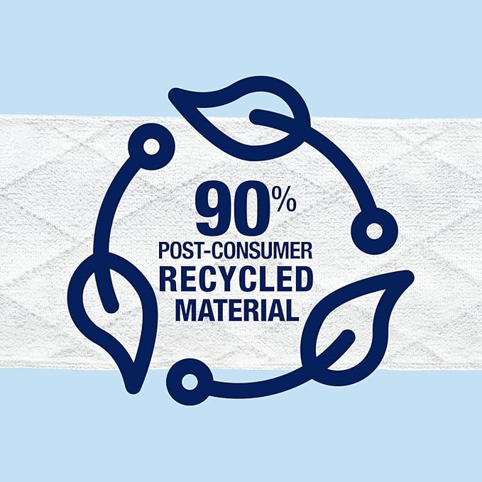 Bona Multi-Surface Floor Cleaning Pads - Refills - Heavy-Duty,Disposable,Microfiber Pads for Easy Floor Cleaning,(Pack of 54)