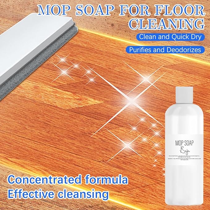Compensai Mop Soap for Floor Cleaning,R and W Mop Soaps,Mavwicks Mop Soap,Mop Soaps Scented,Multisurface Bathroom & Kitchen Cleaner Supplies(1Pcs)