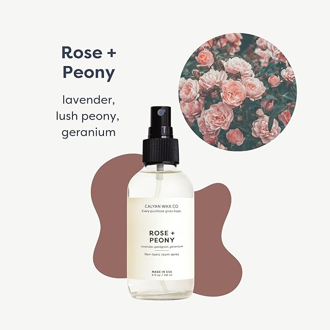 Calyan Wax Co. Rose & Peony Room Spray
