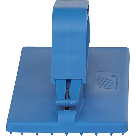 Vikan 55103 Pad Holder,Handheld,9" x 3.7",PP/SS,Blue