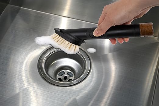 Eco Soap Dispensing Brush Set