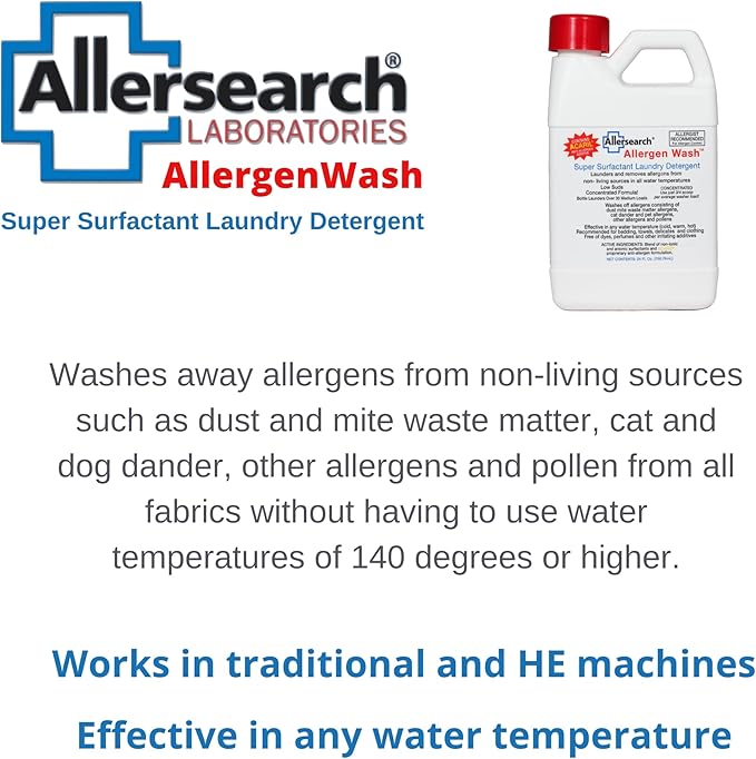 Allersearch AllergenWash 24 Oz Laundry Detergent