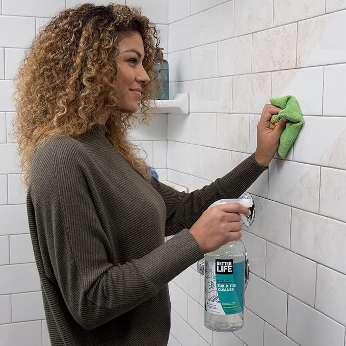 Better Life Plant-based Toilet Bowl Cleaner (24 Oz, 2 Pack) + Bathroom Cleaner (32 Oz, 2 Pack)