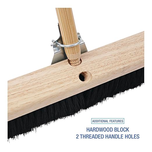 Boardwalk 20236 Floor Brush Head, 2 1/2" Black Tampico Fiber, 36"