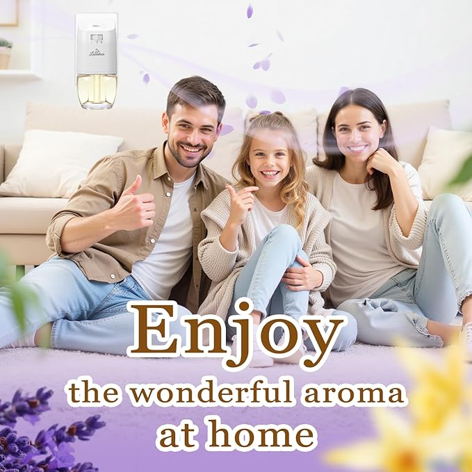 Plug in Air Freshener Refills – 12 Pack (7.92 Fl Oz), 3 Scents: Lavender, Linen & Vanilla – Compatible with Air Wick & Glade, Not Include Glade Plus – Wall Plug In Refills for Home, Bathroom