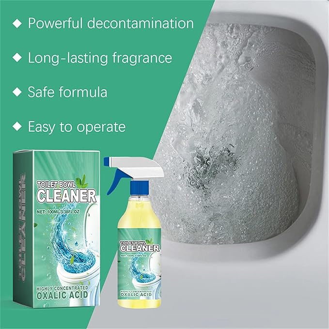 Toilet Scale & Odor Fresh Cleaner, Deep Cleaning Action, Fast-Acting Formula for Stains & Odor (1 Pcs)