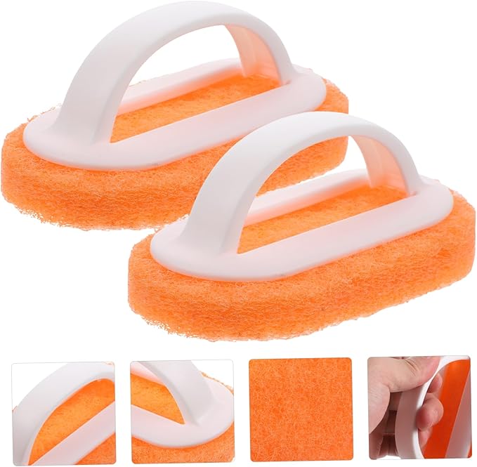 Luxshiny 2pcs Kitchen Cleaning Brush Dish Scrubbers for Dishes Dishwashing Cleaning Supplies