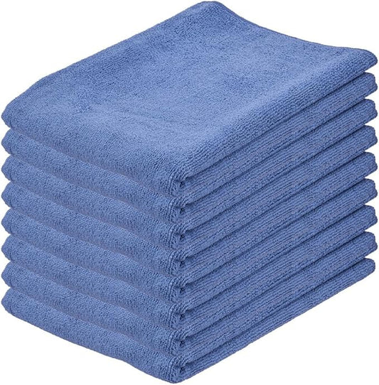 Superio Microfiber Squeegee Towel Extra Large Miracle Cloth 20 x 30 Streak Free Microfiber Floor Cloth-Rag for Cleaning House, Kitchen, Bathroom-Scratch Free, 8 Pack