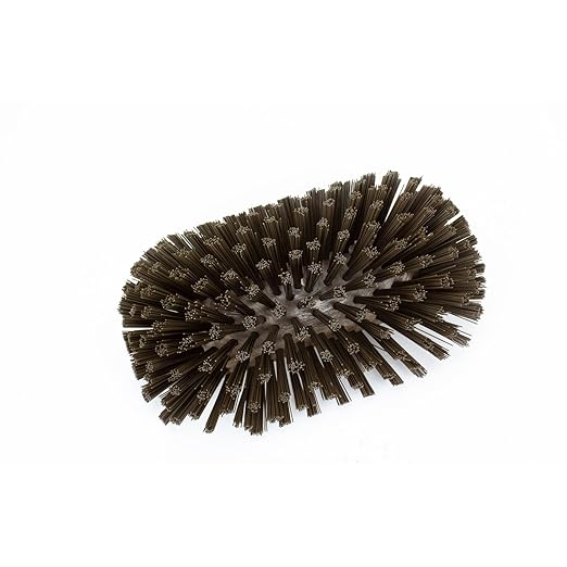 SPARTA Tank and Kettle Scrub Brush Heavy-Duty Tile Brush, Color-Coded and Handle Compatible (Sold Separately) for Optimal Access In Spacious Containers, Plastic, 5.5 X 9.5 Inches, Brown
