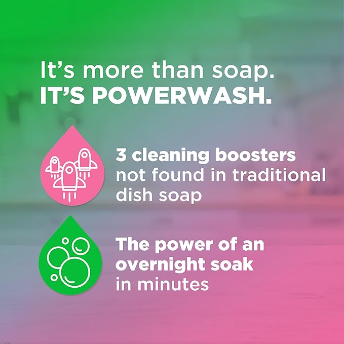 Dawn Powerwash Spray, "Wicked: For Good" Limited Edition Dish Soap, Dishwashing Liquid, Fantabulous Floral, 1 Starter Kit, 16 Fl Oz