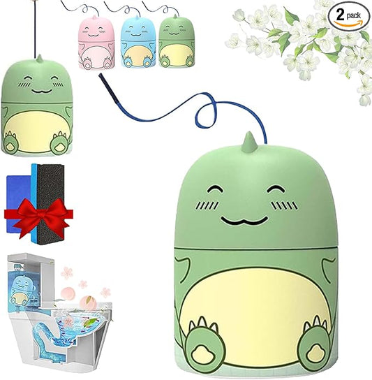 Magic Toilet Bowl Cleaner, ToiletCleaner & Toilet Deodorizer Wonder, Magic ToiletCleaning Bottle, Cute Dinosaur-Shaped Bathroom ToiletsTank Cleaner, Three Fragrances (Jasmine)