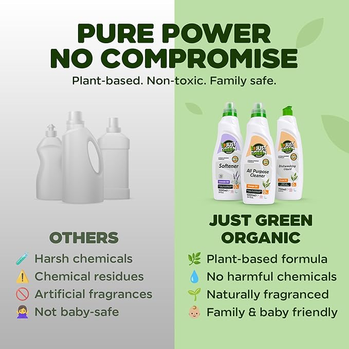 All Purpose Cleaner Spray, Plant-Based Multi-Surface Cleaner, Non-Toxic, Hypoallergenic, EcoCert Certified, Vegan, 33.8 fl oz (1000 ml) - 3 Pack