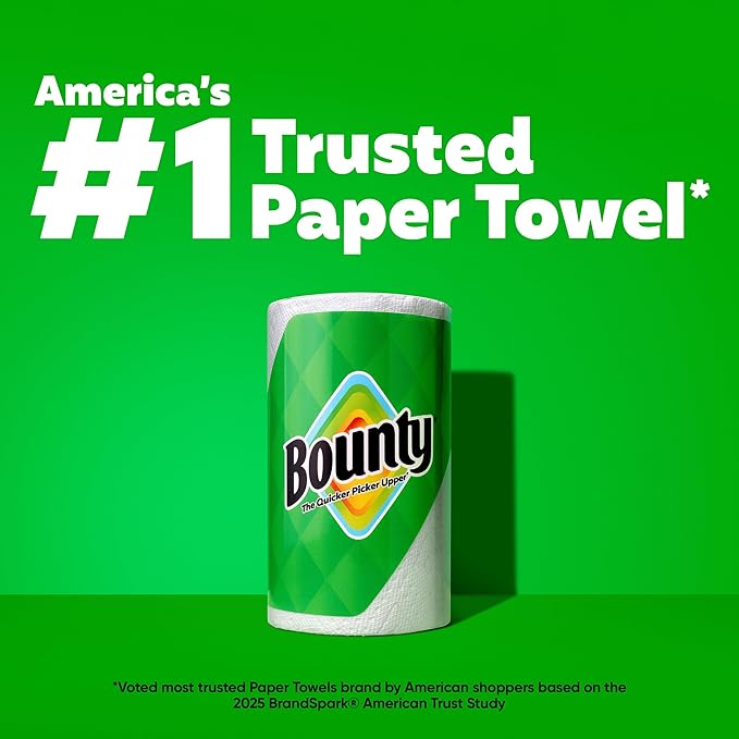 Bounty Select-A-Size Paper Towels, White, 6 Triple Rolls = 18 Regular Rolls (3 Packs of 2)